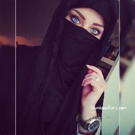 pretty blue eyes beautiful girl in hijab