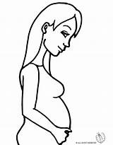 Coloring Pregnant Pages Mom Woman Getdrawings Color Getcolorings Printable sketch template