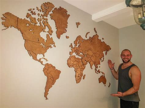wall world map design talk