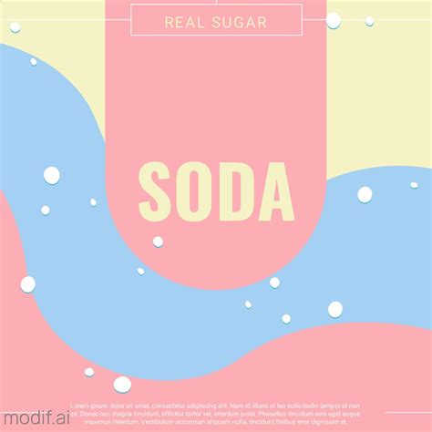 soda  label design template mediamodifier