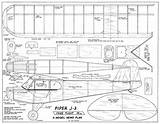 Cub Piper J3 Plans Model Aerofred sketch template