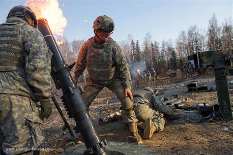 mm mortar system  fire training  alaska strategic