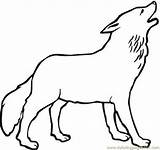 Wolf Coloring Pages Printable Color Ausmalbild Animals sketch template