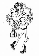 Yelps Ghoulia Coloring Pages Getdrawings sketch template