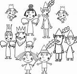 Holly Ben Coloring Kingdom Little Pages Di Regno Characters Drawing Il Piccolo Hollys Printable Kids sketch template