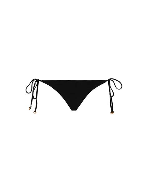 anemos string bikini bottoms in black lyst