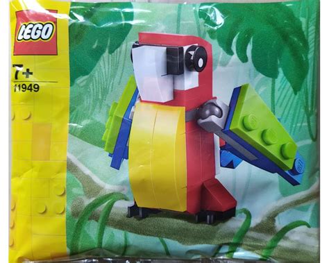 lego set   parrot   rebrickable build  lego