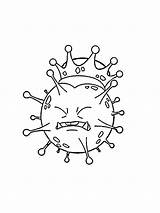 Coronavirus Pages Coloring Printable sketch template