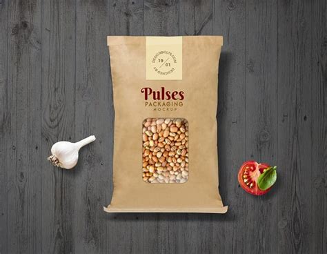 paper pouch psd mockup  pulse packaging designhooks