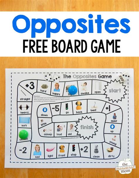 Grab This Fun And Free Opposites Game For Preschool Just