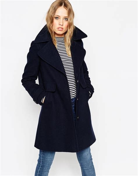 asos coat   collar nylons coats  women jackets  women asos models dress codes