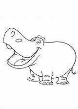 Curious Nijlpaard Kleurplaat Kleurplaten Curioso Nyfiken Malarbilder Nicke Stemmen sketch template