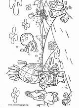 Spongebob Coloring Pages Bikini Bottom Patrick Squarepants Colouring Bob Para Esponja Colorear Squidward Underwater Tentacles Some Cartoon Printable Nice Gif sketch template
