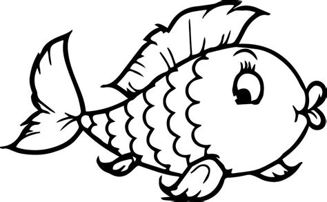 cute fish coloring page  printable coloring pages  kids
