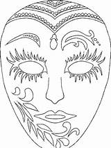 Coloring Mardi Gras Mask Pages Printable Kids Masks Carnaval African Sheets Face Carnival Coloriage Masques Adult Print Para Imprimer Silhouette sketch template