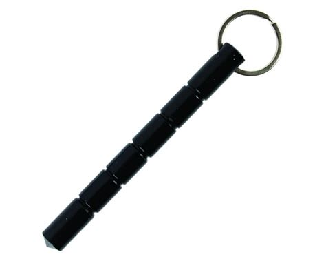 new ultra strong black ninja kubotan kubaton pocket stick keychain self
