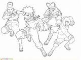 Mewarnai Marimewarnai Preto Colorier Coloriageetdessins Renard Personnage Terlengkap Uzumaki sketch template