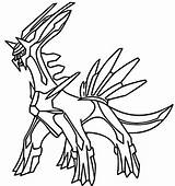 Dialga Kleurplaten Malvorlagen Coloriages Pokémon sketch template