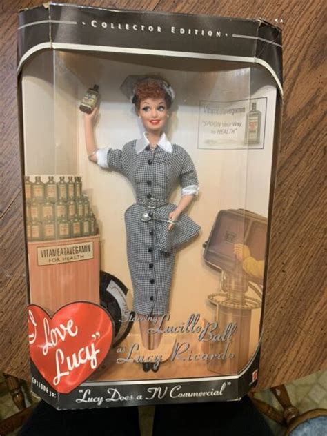 Nos Vintage 1997 Collector Edition I Love Lucy Vitameatavegamin Barbie