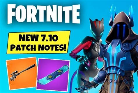 fortnite update 7 10 early patch notes suppressed sniper