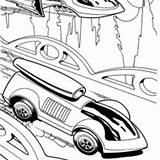 Flying Car Coloring Pages Template Jet Wheels Hot Race sketch template