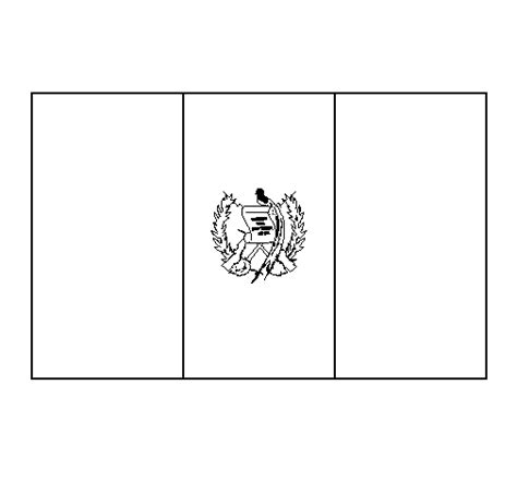 Bandera Nacional De Guatemala Para Colorear Imagui