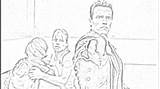 Terminator Coloring Pages Filminspector Downloadable Television Series Hamilton 1980s Fame Rose Beauty sketch template