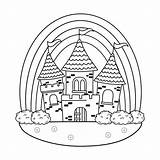 Fairytale sketch template