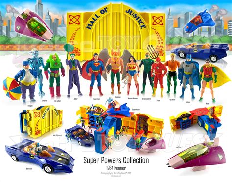 super powers action figures reference print original  toy etsy