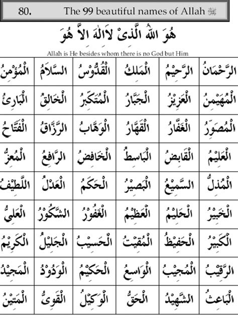names  allah  arabic islamic roohani