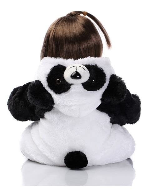 bebe reborn boneca panda menina realista promoção 42cm mercado livre