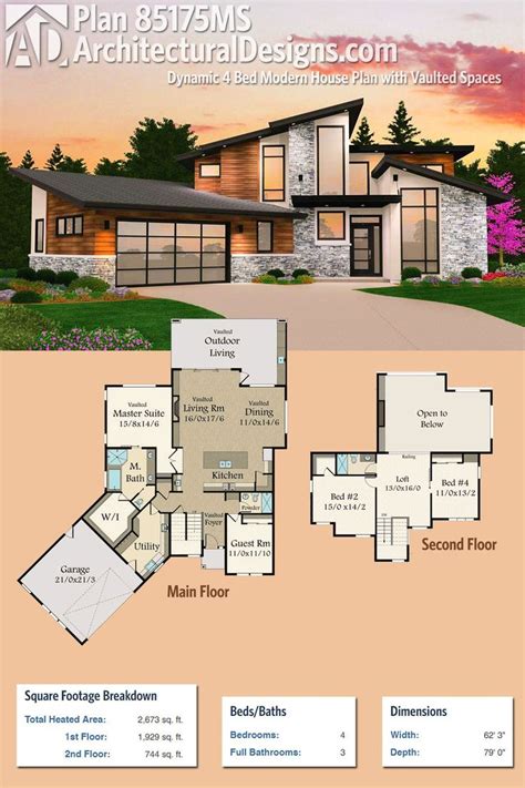 love love    lake house architectural designs modern house plan ms