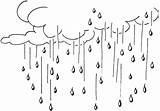 Lluvia Raining Regen Categorías Lluvias sketch template