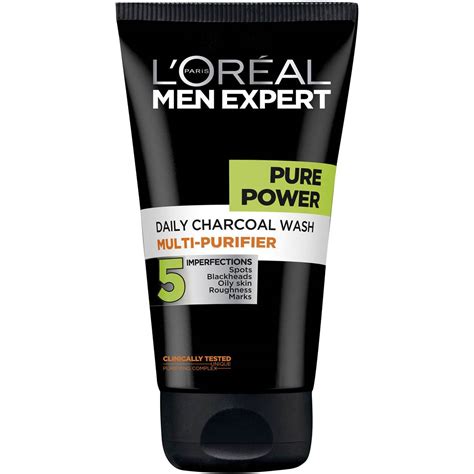 loreal mens face wash pure power charcoal ml woolworths