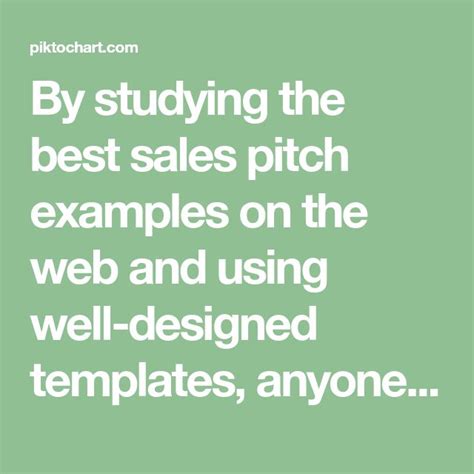 sales pitch examples