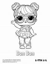 Coloring Pages Bon Lol Surprise Doll Dolls Color Lotta Bonbon Colouring Printable Unicorn Kids Cartoon Series Drawing Visit Their Choose sketch template