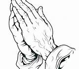 Praying Hands Coloring Pages Getcolorings sketch template