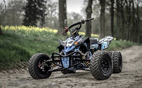 fond  ecran quad raptor