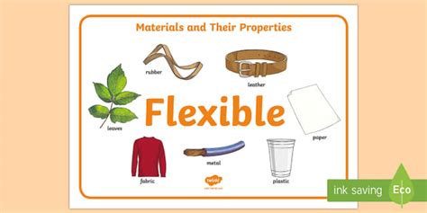 materials   properties flexible materials word mat