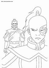 Airbender Last Coloring Avatar Pages Prince Zuko Print sketch template