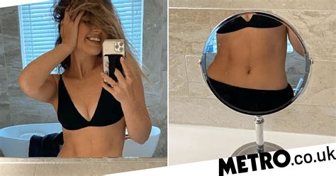 perrie edwards showered in praise as she shows off stomach