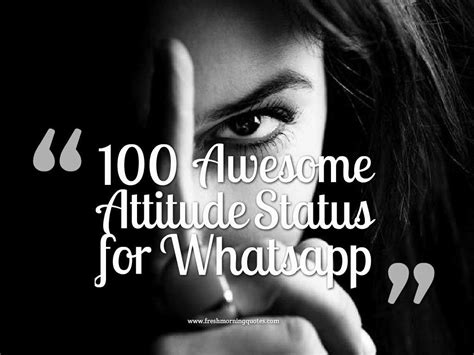 awesome attitude status  whatsapp freshmorningquotes