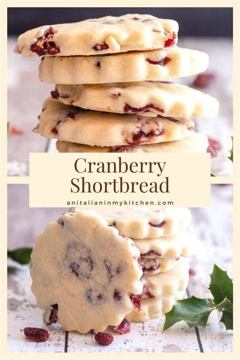 easy cranberry shortbread cookies artofit