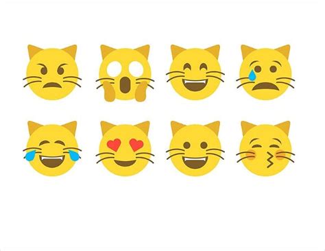 cat emoji clip art cat clip art facial expressions emoji images   finder