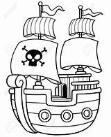 Colorear Piratas Barcos sketch template