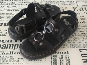 men drmartens xabier leather sandals shoes black  uk  eur  box ebay