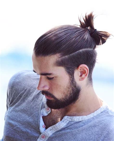find  cool man bun hairstyles    style  barbarianstyle