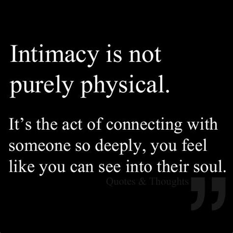 intimacy is not purely physical it s the act of