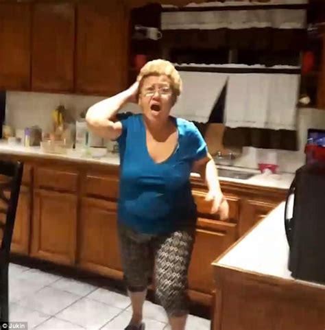 video in california shows moment mum loses it when son pretends to shave her hair daily mail