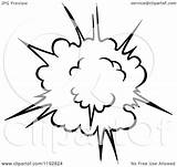 Explosion Coloring Poof Comic Illustration Burst Clipart Vector Royalty Pages Color Tradition Sm Colouring Designlooter Seamartini Search 27kb 1024px 1080 sketch template